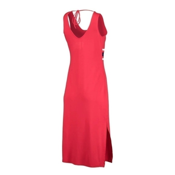 Los Angeles Angels G-III 4Her by Carl Banks Red/Navy Opening Day Maxi Dress - Picture 2 of 13
